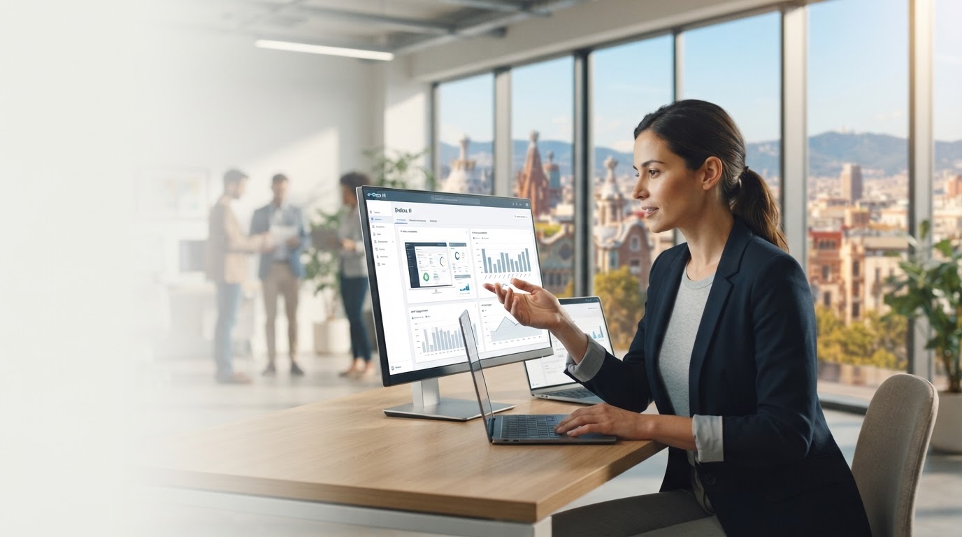 Endesa AI — panel de análisis predictivo con datos financieros en tiempo real